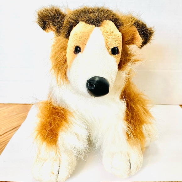 webkinz Other - Webkinz Ganz 8in Plush Collie Dog HM149 No Code Minor Mark On Foot
